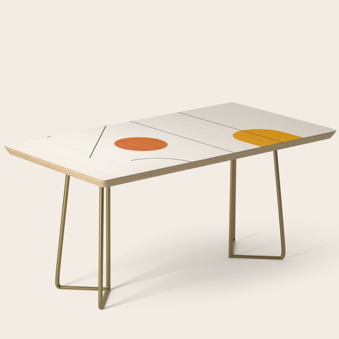 Minimal Geometric Shapes 65 Coffee Table Gallery Image 2