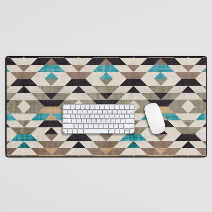 Southwestern Boho Art Prints Desk Mat Gallery Image 1