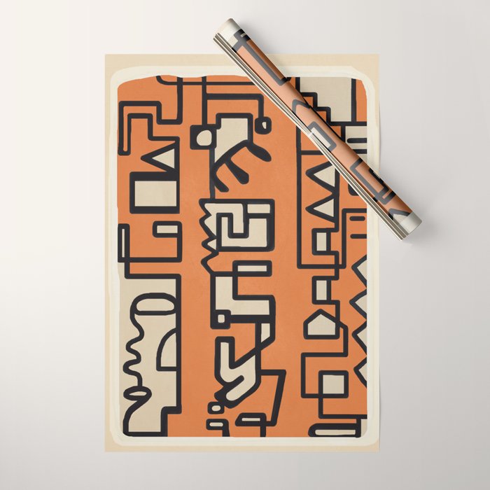 Abstract Line Movement 11 Wrapping Paper Gallery Image 1
