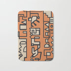 Abstract Line Movement 11 Bath Mat Gallery Image 1
