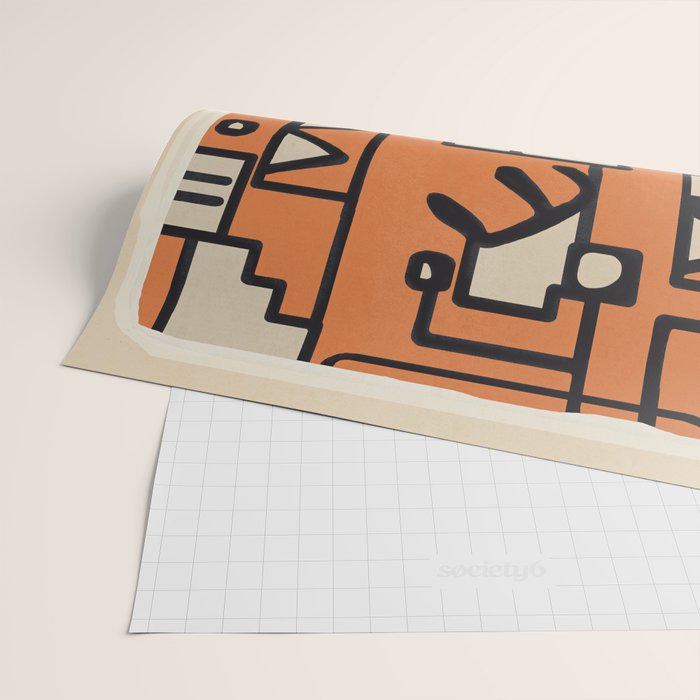 Abstract Line Movement 11 Wrapping Paper Gallery Image 2