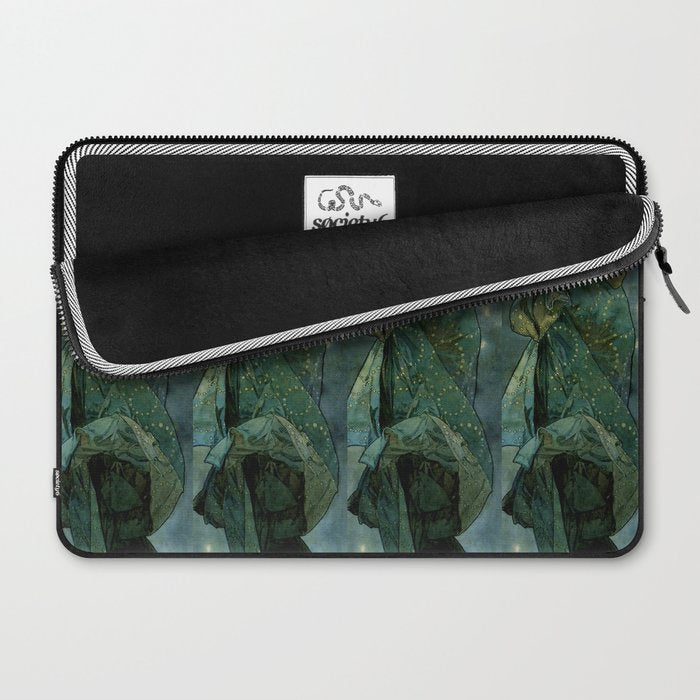 Alphonse Mucha "The Moon and the Stars Series: The Moon" Laptop Sleeve Gallery Image 2