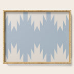 Geometric Southwestern Minimalism - Soft Sky Blue Serving Tray Gallery Image 1