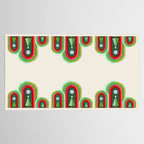 Rainbow Christmas Arches Tablecloth Gallery Image 2