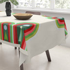 Rainbow Christmas Arches Tablecloth Gallery Image 3