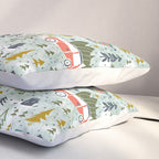 Home For The Holidays Blush Mint Christmas Pillow Sham Gallery Image 3