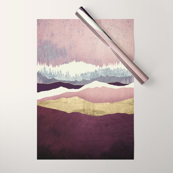 Raspberry Hills Wrapping Paper Gallery Image 1