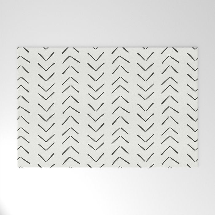Boho Big Arrows in Cream Welcome Mat Gallery Image 1
