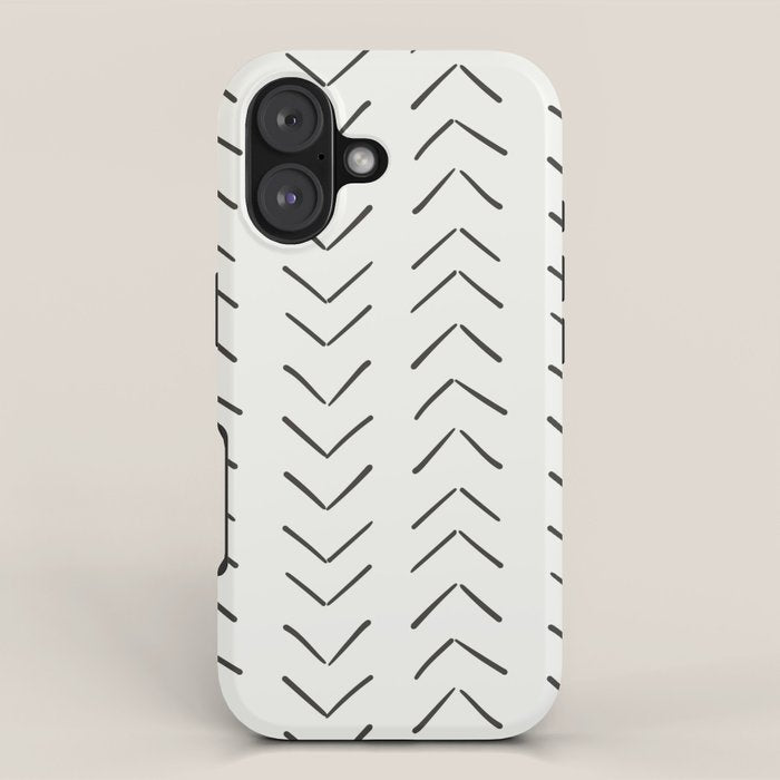 Boho Big Arrows in Cream iPhone Case Gallery Image 1