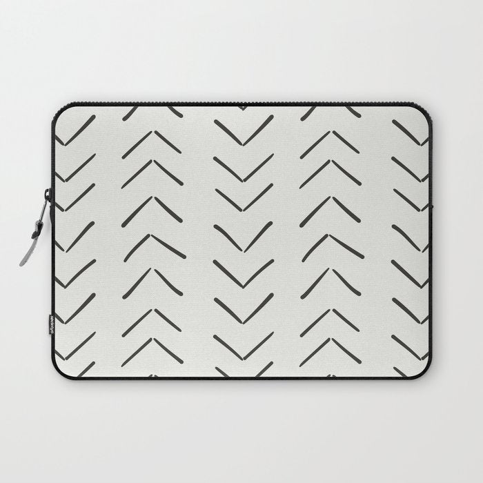 Boho Big Arrows in Cream Laptop Sleeve Gallery Image 1