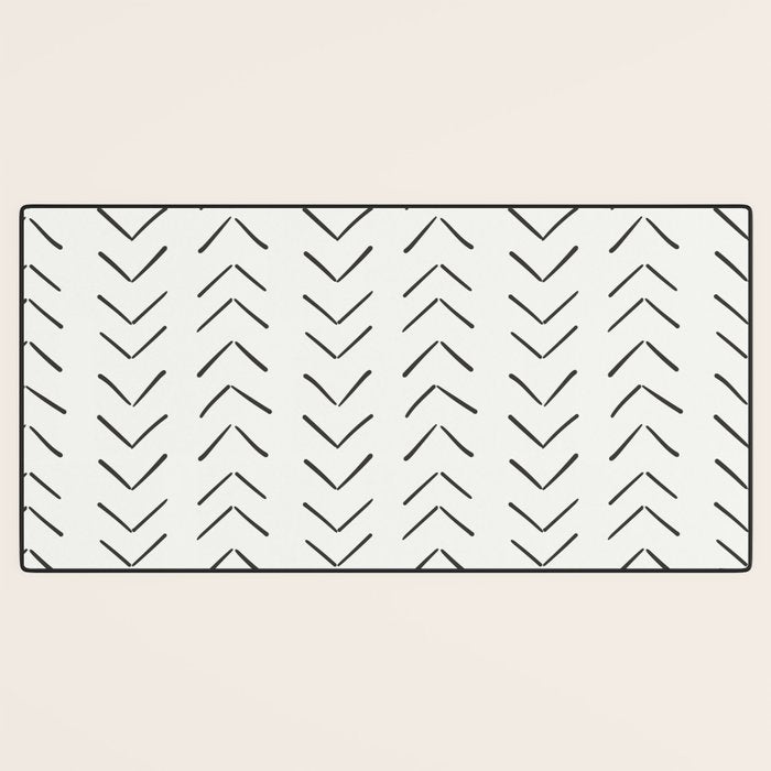 Boho Big Arrows in Cream Desk Mat Gallery Image 3