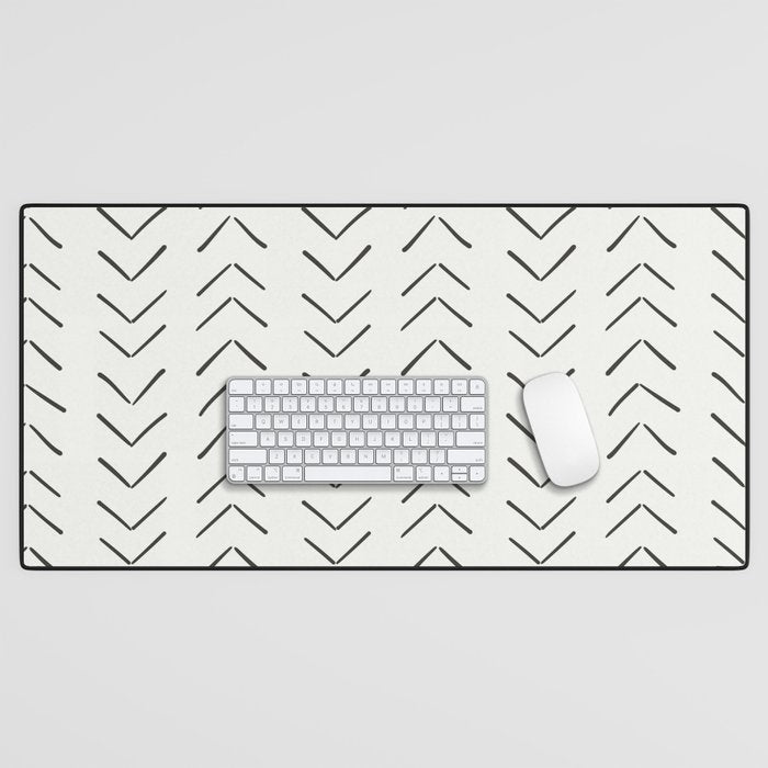 Boho Big Arrows in Cream Desk Mat Gallery Image 1