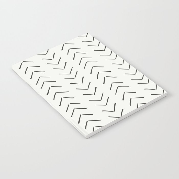 Boho Big Arrows in Cream Notebook Gallery Image 2
