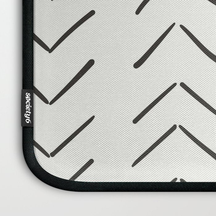 Boho Big Arrows in Cream Laptop Sleeve Gallery Image 3