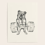 English Bulldog Lift Poster Gallery Image 4