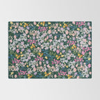 Wildflower Field on Pine Grove - Pink, Orange, Blue, & Purple Rug Gallery Image 2