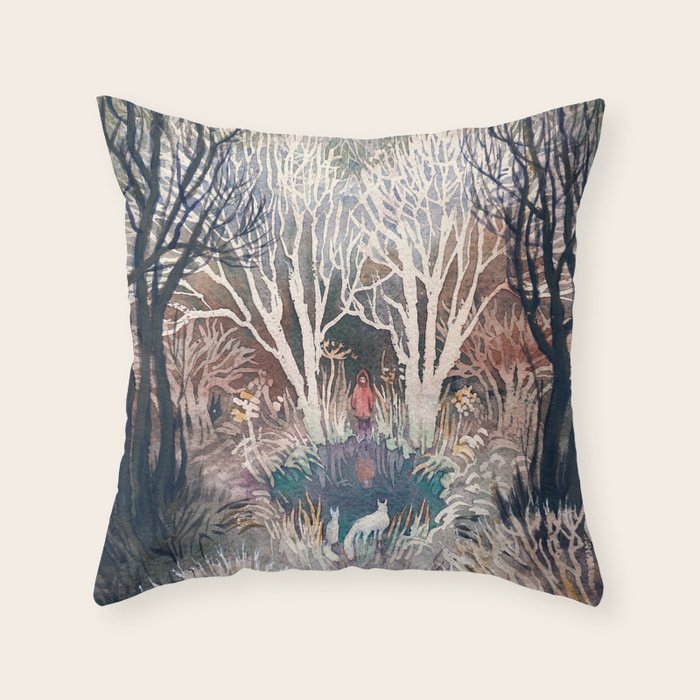 Frost Throw Pillow Gallery Image 1
