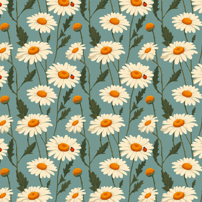 Charming Daisies with Ladybug Coffee Mug Gallery Image 2