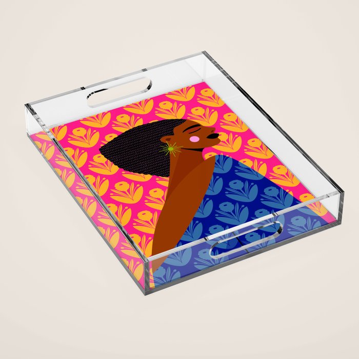Retro Goddess Acrylic Tray Gallery Image 1