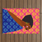 Retro Goddess Outdoor Rug Gallery Image 1