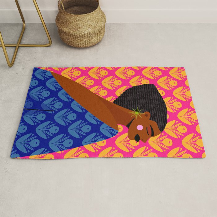 Retro Goddess Rug Gallery Image 1