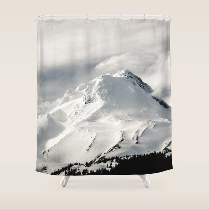 Marvelous Mount Hood Shower Curtain Gallery Image 1