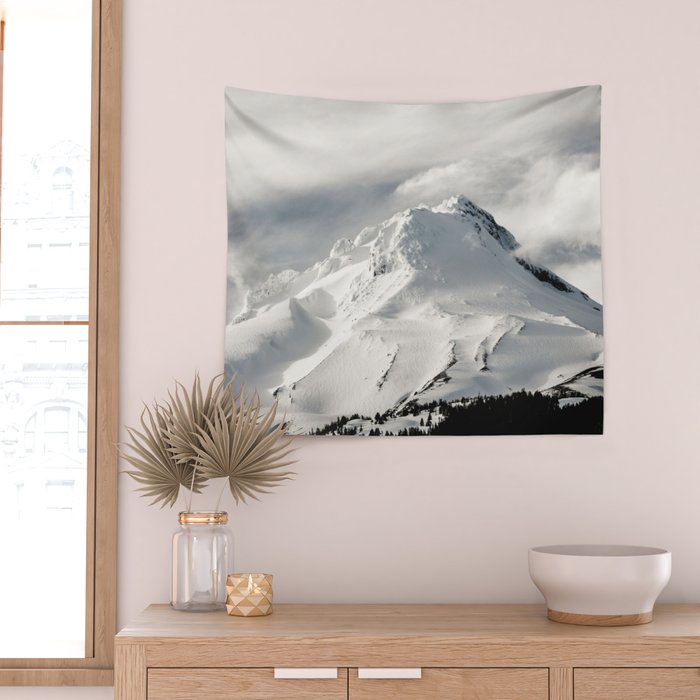 Marvelous Mount Hood Wall Tapestry Gallery Image 2