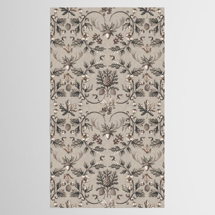 William Morris Woodland Nostalgia Beige Tablecloth Gallery Image 2
