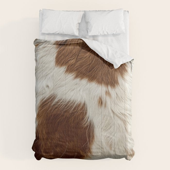 Faux Cowhide Animal Print Comforter Gallery Image 1