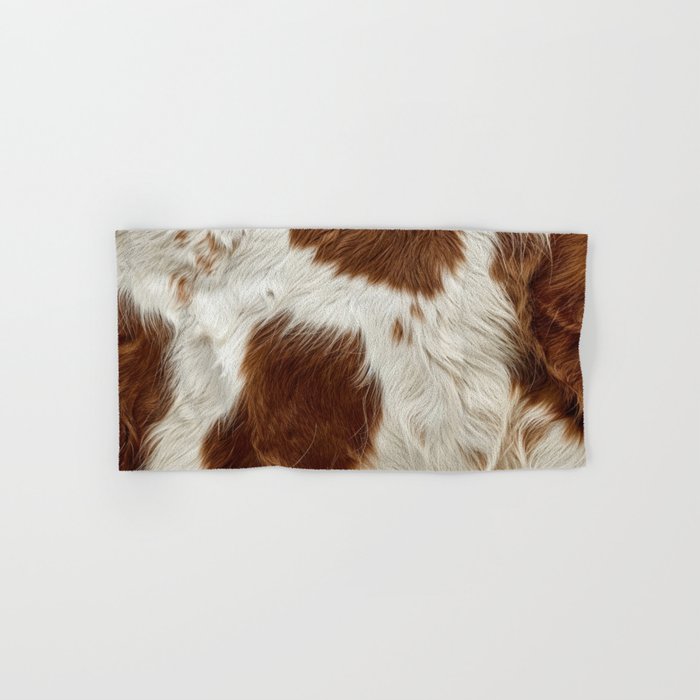 Faux Cowhide Animal Print Bath Towel Gallery Image 1