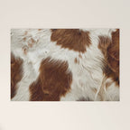 Faux Cowhide Animal Print Welcome Mat Gallery Image 1