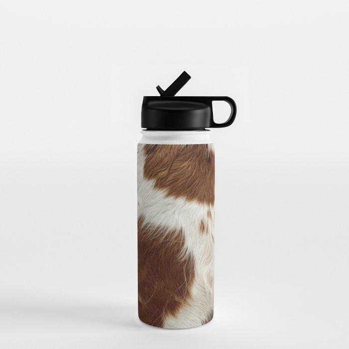 Faux Cowhide Animal Print Water Bottle Gallery Image 1