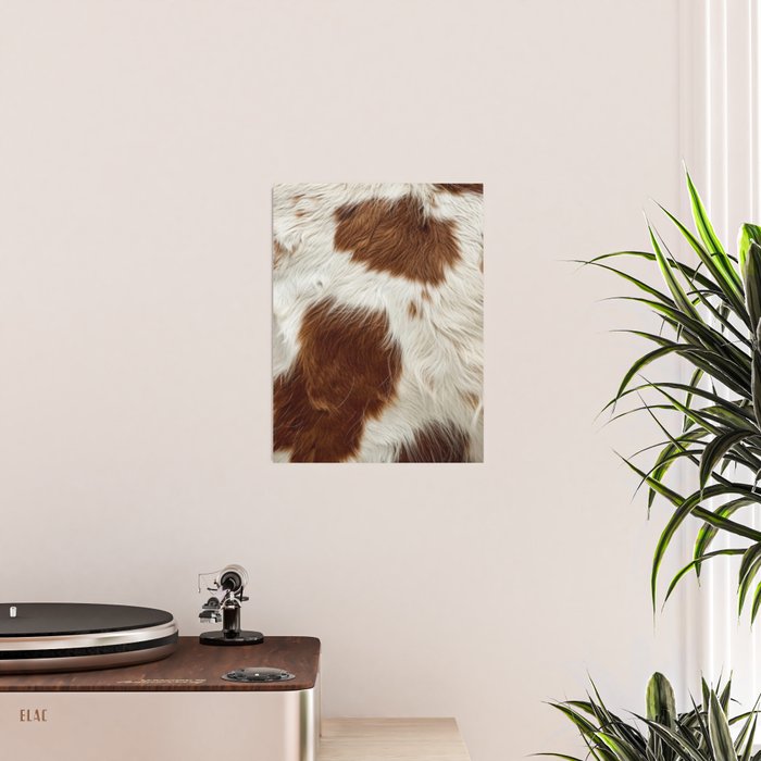 Faux Cowhide Animal Print Poster Gallery Image 2