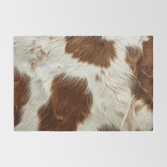 Faux Cowhide Animal Print Rug Gallery Image 2