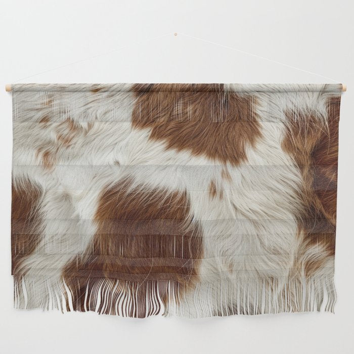 Faux Cowhide Animal Print Wall Hanging Gallery Image 1