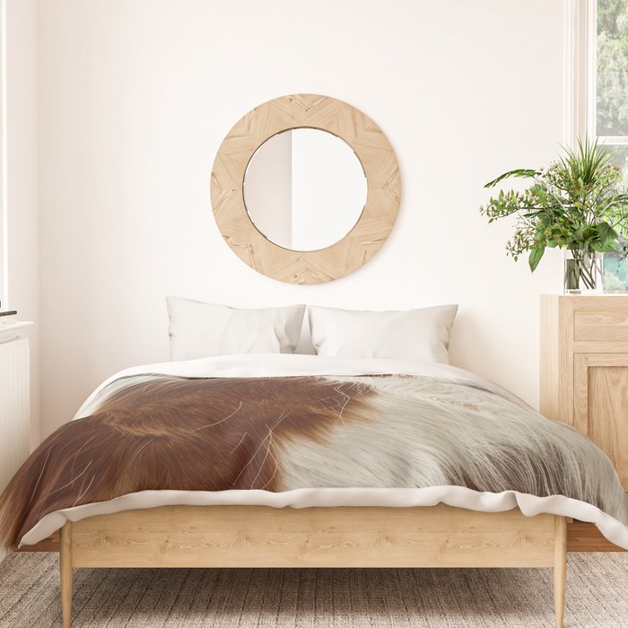 Faux Cowhide Animal Print Duvet Cover Gallery Image 3