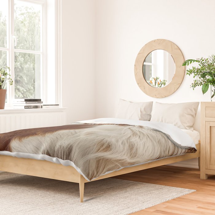 Faux Cowhide Animal Print Duvet Cover Gallery Image 2