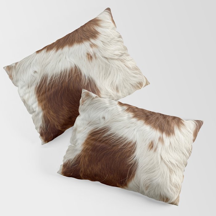 Faux Cowhide Animal Print Pillow Sham Gallery Image 3