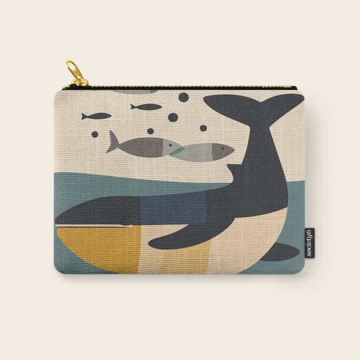 Drifting Whale Carry All Pouch Gallery Image 1