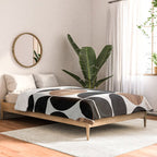 Mid-Century Modern Pattern No.1 - Concrete and Wood Comforter Gallery Image 2