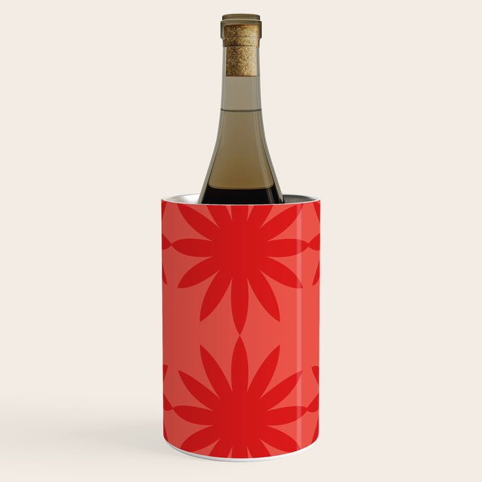 Red star flower Wine Chiller Gallery Image 1