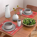 Red star flower Placemat Gallery Image 2