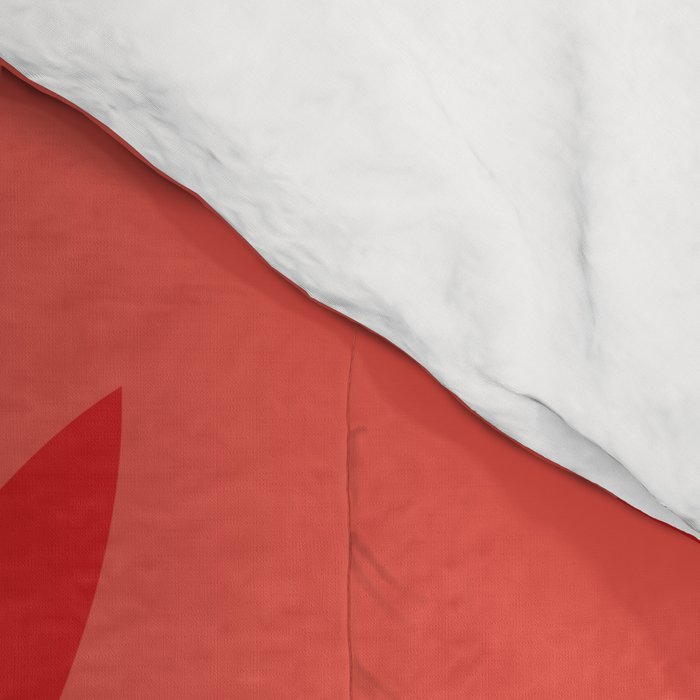Red star flower Comforter Gallery Image 4