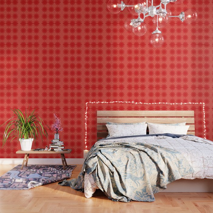 Red star flower Wallpaper Gallery Image 3