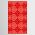 Red star flower Tablecloth Gallery Image 2