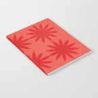 Red star flower Notebook Gallery Image 2