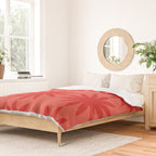 Red star flower Duvet Cover Gallery Image 2