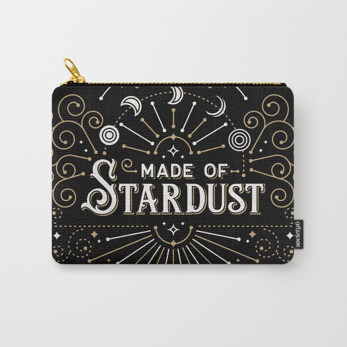 Made of Stardust - Black & Gold Palette Carry All Pouch Gallery Image 1
