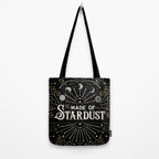 Made of Stardust - Black & Gold Palette Tote Bag Gallery Image 2