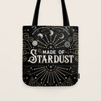 Made of Stardust - Black & Gold Palette Tote Bag Gallery Image 1